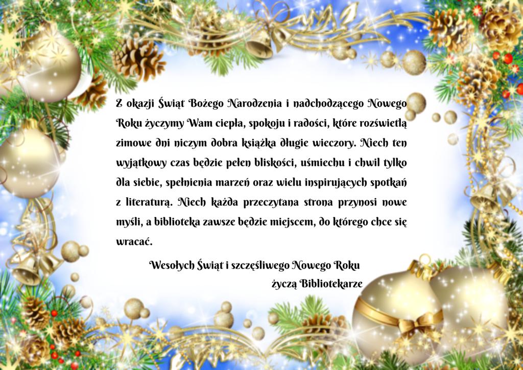 2025 zyczenia na boze narodzenie